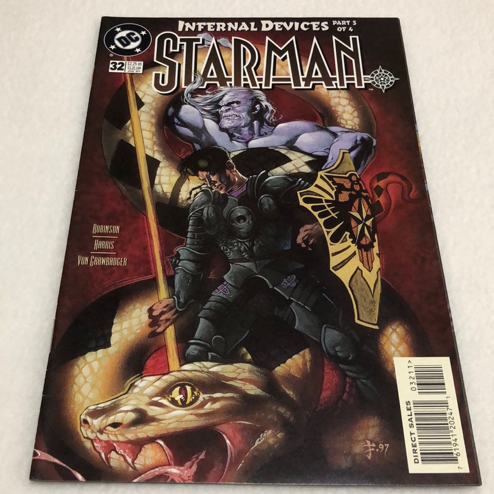 DC COMICS Starman #32 Infernal Devices 3 of 4